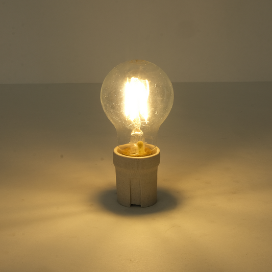 LED лампа A60 (нок шаклида), 4Вт, 470Лм, E27, 2700K (илиқ оқ), Шаффоф