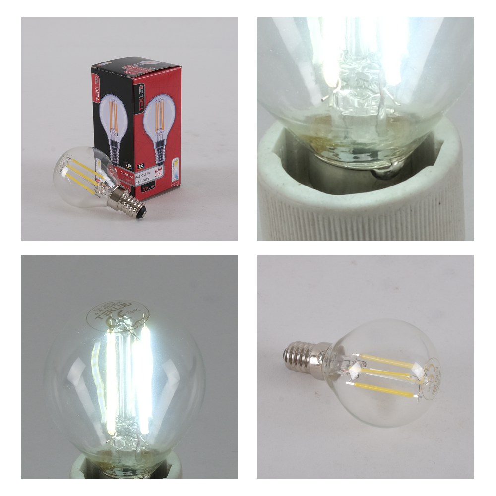 LED лампа P45 (қўзиқорин шаклида), 4Вт, 470Лм, E14