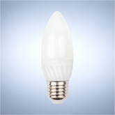 LED лампа C35 (шам шаклида), 4Вт, 350Лм, E27 (ECOLITE), 6000K (совуқ оқ)