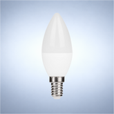 LED лампа C37 (шам шаклида), 7Вт, E27 (HAIGER), 6000K (совуқ оқ)