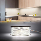 LED лента 5050/60 220V оқ 6.5W/m IP65 (TD) 50м