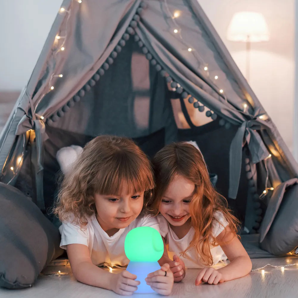 Night Lamp TEKLED Adorable LED Rechargeable Night Light with Timer and Color-Changing Options-Puppy-130-03774