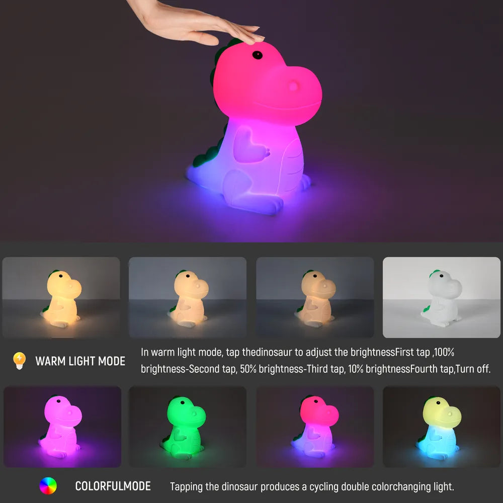 Details of the Adorable LED Rechargeable Night Light with Timer and Color-Changing Options-130-03776