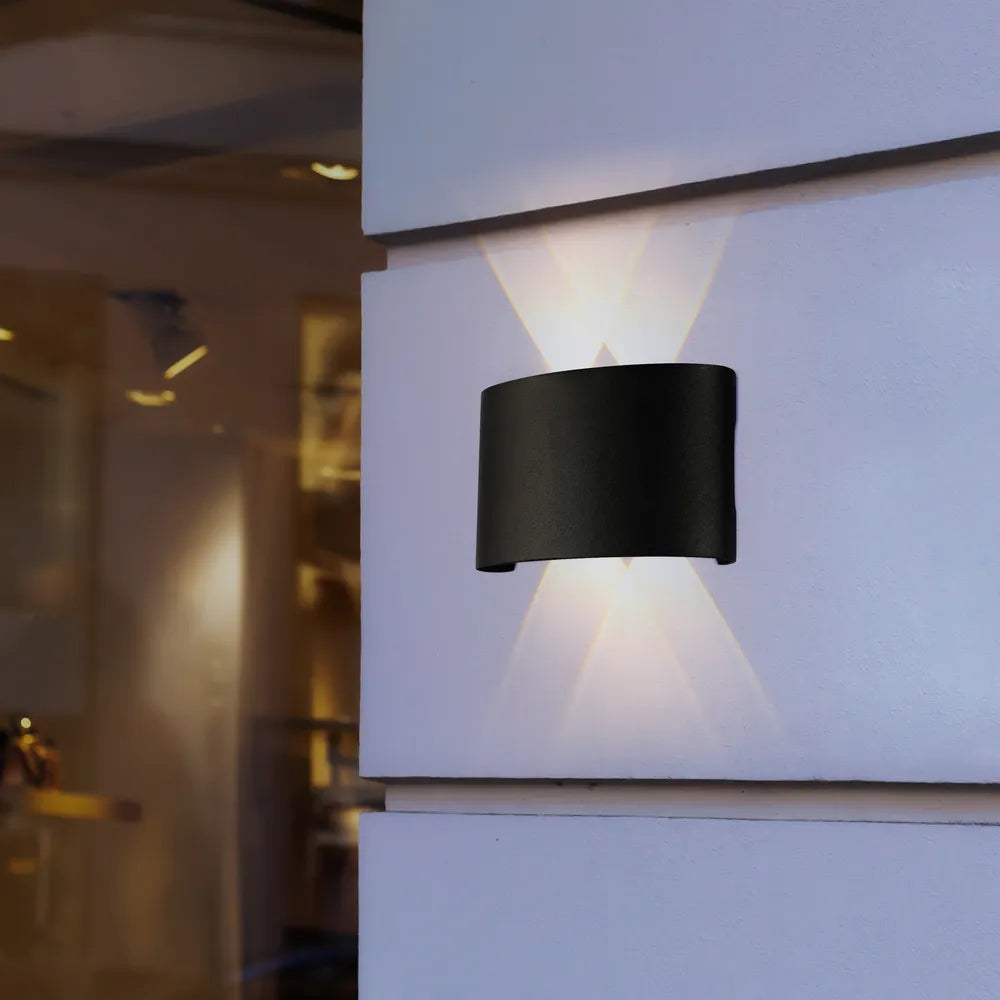 Outdoor Wall Lights TEKLED Svet-k B2326 4x1W BLACK 4000K IP54(TEKLED)--182-03310
