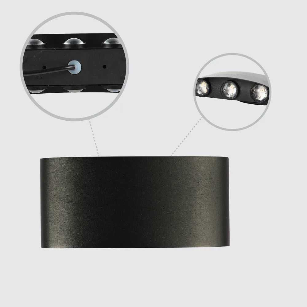 Details of the Svet-k B2327 6x3W BLACK RGB IP54(TEKLED)-182-03316