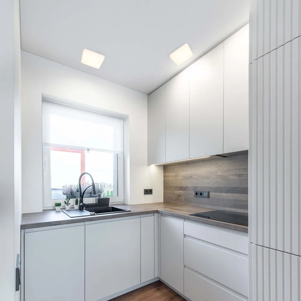 LED Flush Ceiling Light TEKLED Svet-k LED NIKA SQUARE 15W 3CCT IP44 (TEKLED)--118-033891