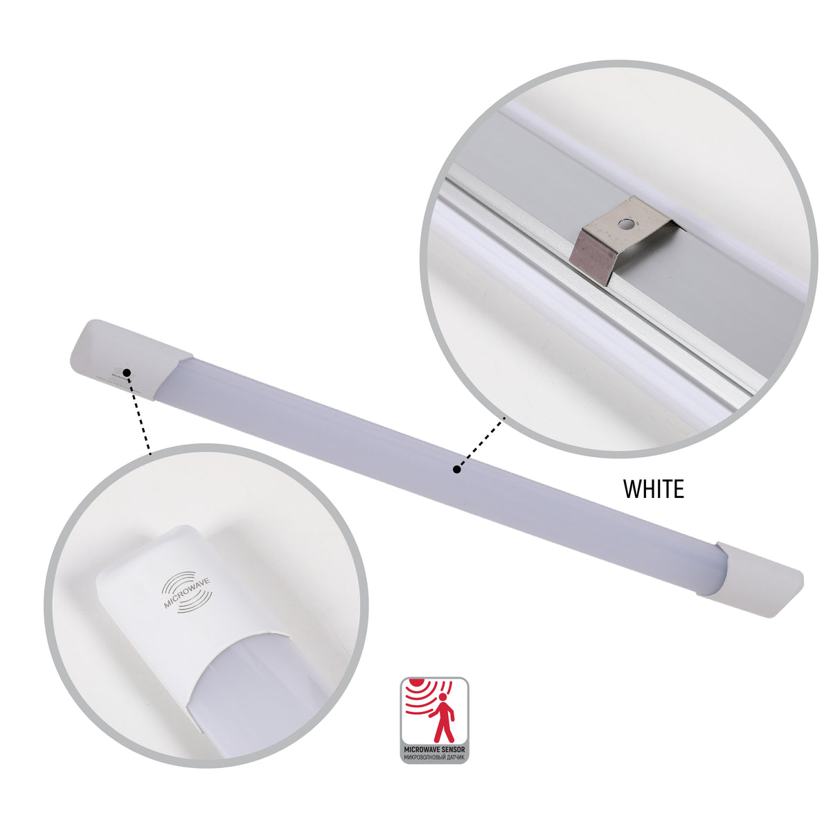 Чизиқли устки ва сенсорли чироқ LED  TAW-202 ва  TAW-402