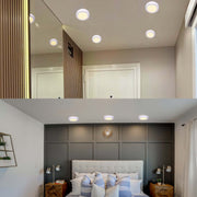 Замонавий чироқ LED-панель думалоқ — 6W / 12W / 18W, S/U, 4000K / 6000K