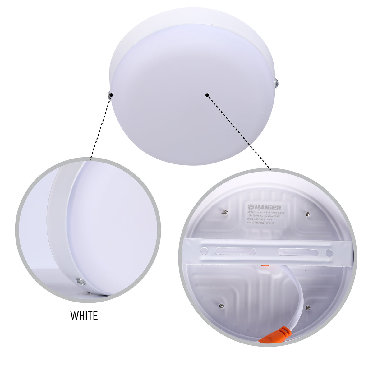 Светодиодли панель&nbsp; UNIVERSAL ROUND/QUADRO, 18W / 24W / 36W, 6000K