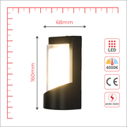 Чироқ SMD 9001A 7W ҚОРА 3000K (TEKLED)