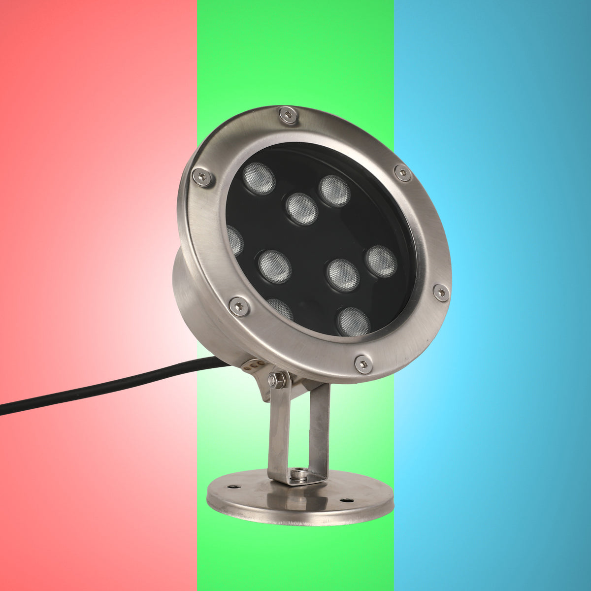 Сув ости LED прожектори F6008 RGB (IP67, 9W)
