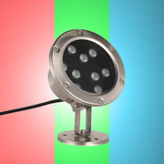 Сув ости LED прожектори F6008 RGB (IP67, 9W)