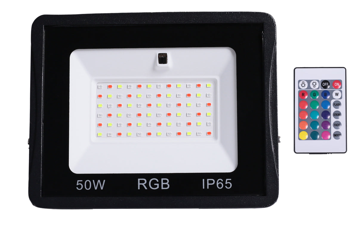 LED прожектор DOB RGB (30W/50W, Black, IP65)