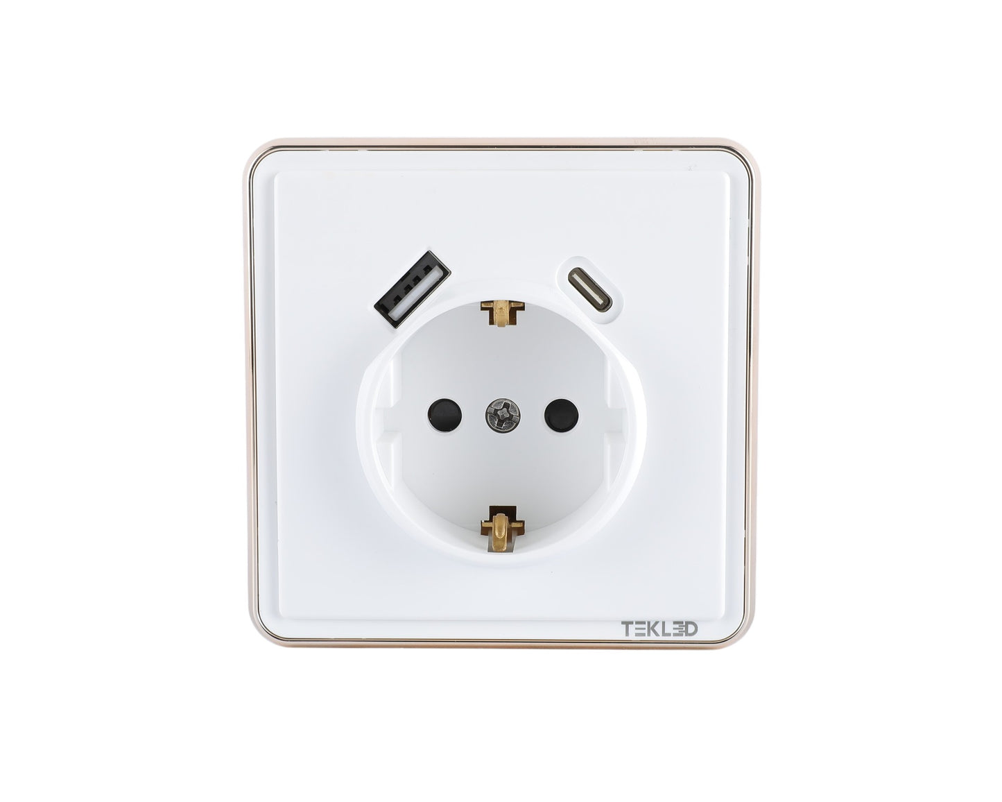 Розетка (ерли) + USB (A+C тури), я/ў, SAKURA серияси