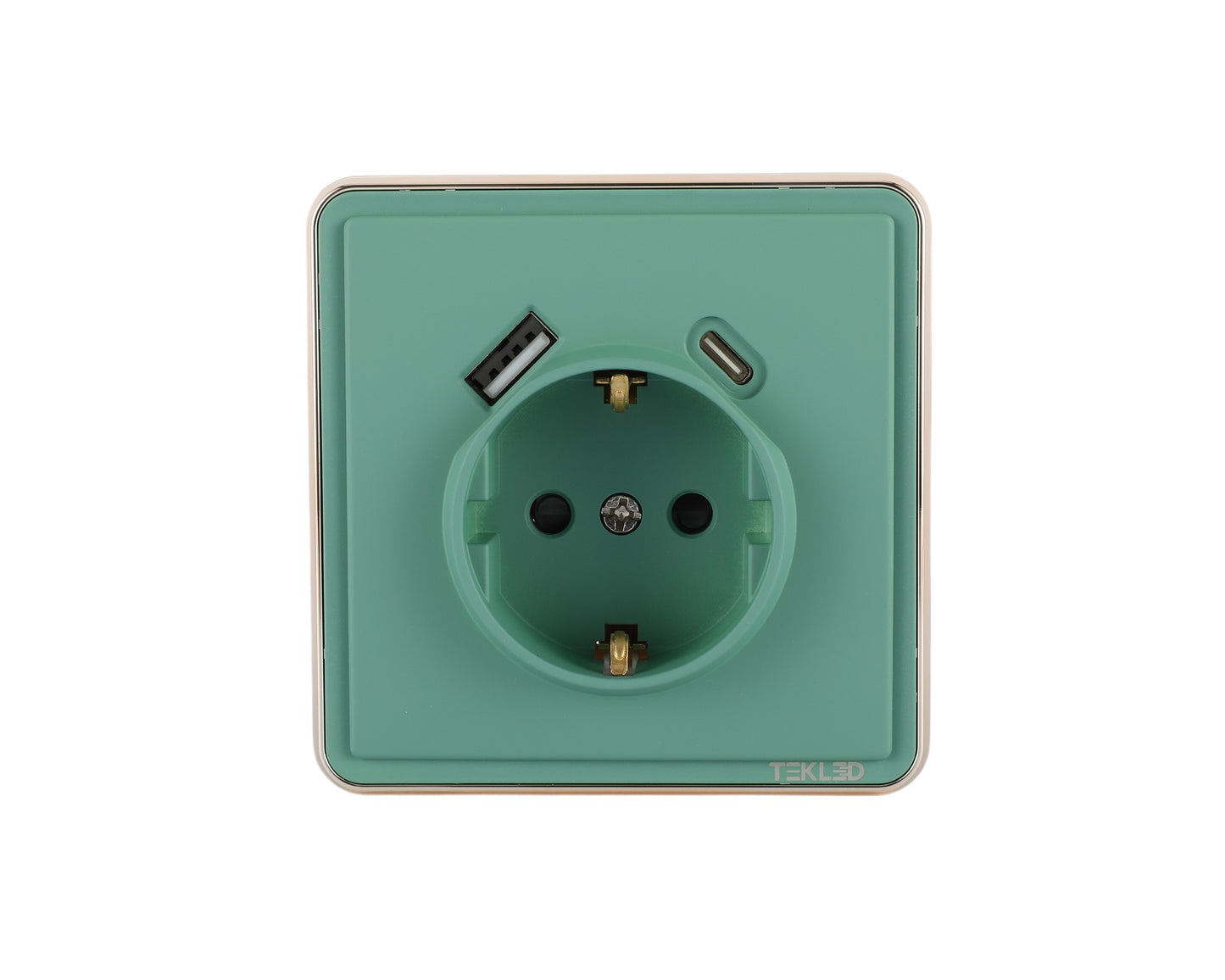 Розетка (ерли) + USB (A+C тури), я/ў, SAKURA серияси