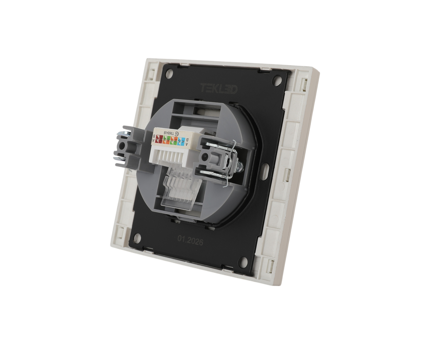 Компьютер розеткаси, RJ45 CAT6, я/ў, NIZMO серияси