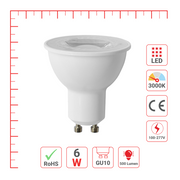 LED лампа GU10 (спот), 6Вт, 500Лм, GU10