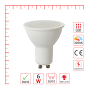LED лампа GU10 (спот), 6Вт, 500Лм, GU10