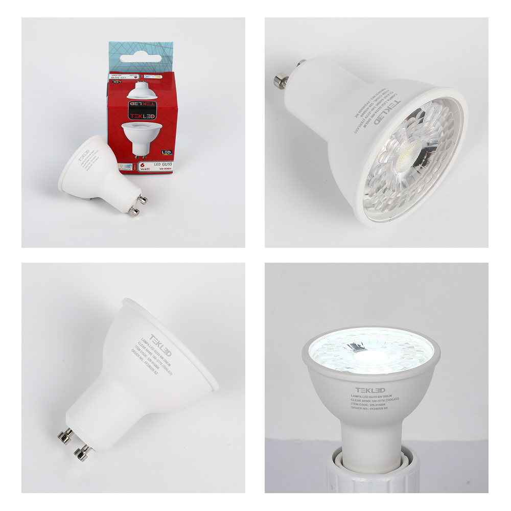 LED лампа GU10 (спот), 6Vt, 500Lm, GU10