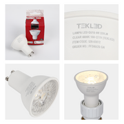 LED лампа GU10 (спот), 4Вт, 500Лм, GU10, Шаффоф