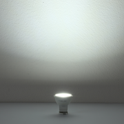 LED лампа JCDR (спот), 5Вт, 400Лм, GU5.3 (ECOLITE), 6000K (совуқ оқ), Шаффоф