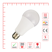 LED лампа A80 (нок шаклида), 20Вт, 1800Лм, E27