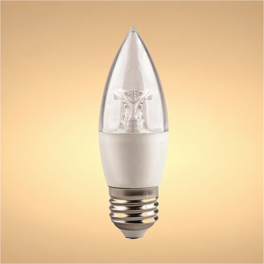 LED лампа CRYSTAL C35 (хрустал шам), 5Вт, 450Лм, E27