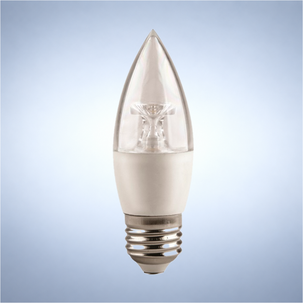LED лампа CRYSTAL C35 (хрустал шам), 5Вт, 450Лм, E27