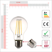LED-Лампа A60 (6,5W, E27, CLEAR)