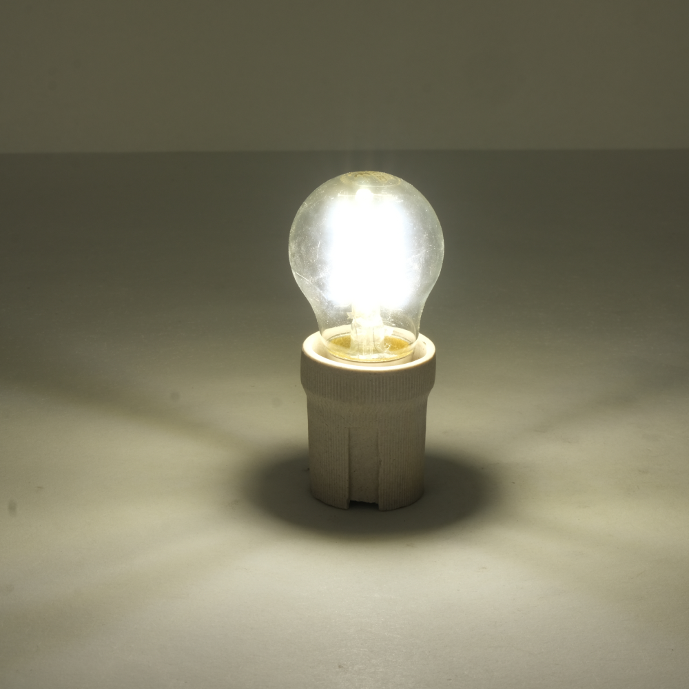 LED лампа G45 (шар шаклида), 4Вт, 470Лм, E27, Шаффоф