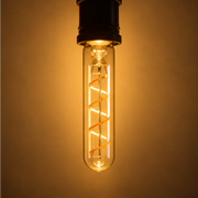 LED лампа T30 (найсимон), 4Вт, 240Лм, E27, 2400K (илиқ оқ), Янтарь ранг