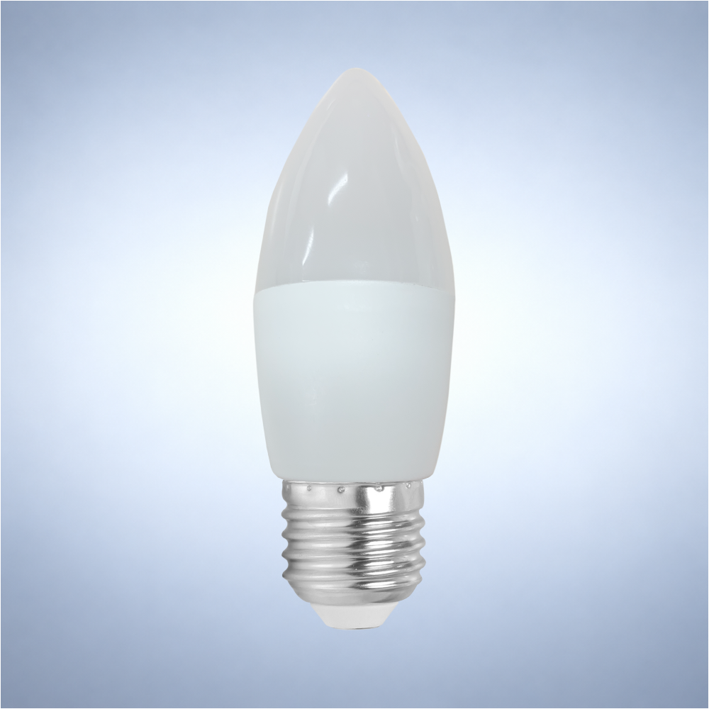LED чироқ C37 (шам шаклида), 5 Вт, E14 (ҲАИГЕР), 6500K (совуқ оқ)