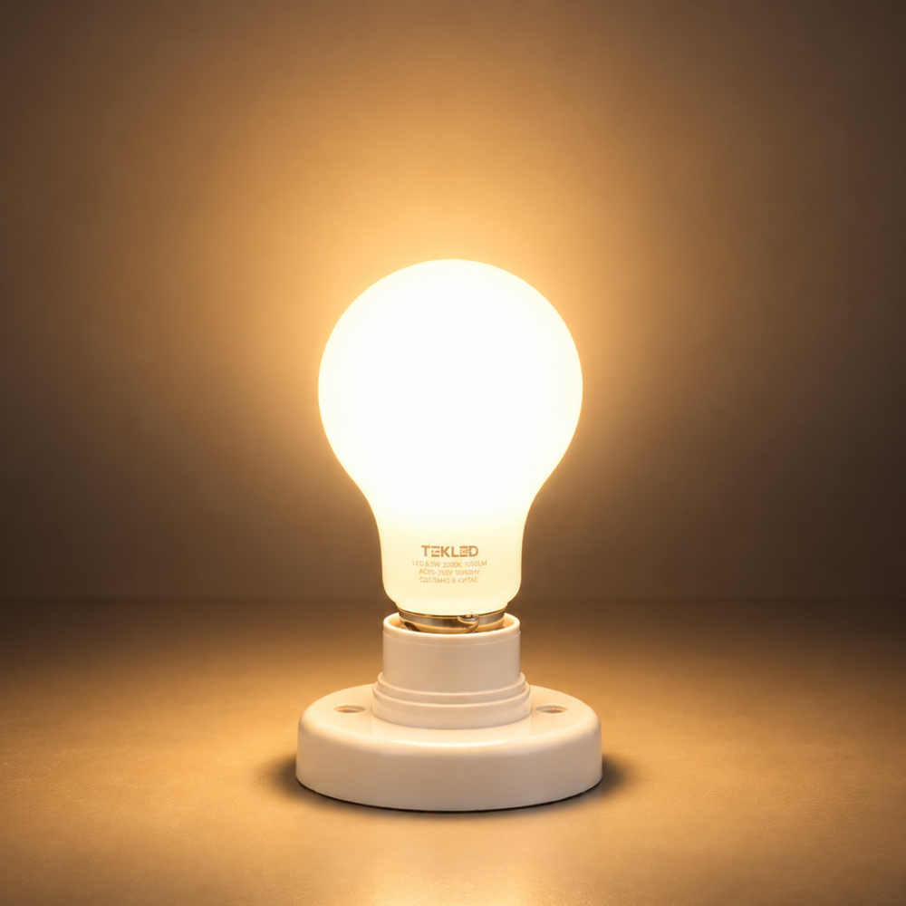 LED лампа A60 (нок шаклида), 6.5Вт, E27