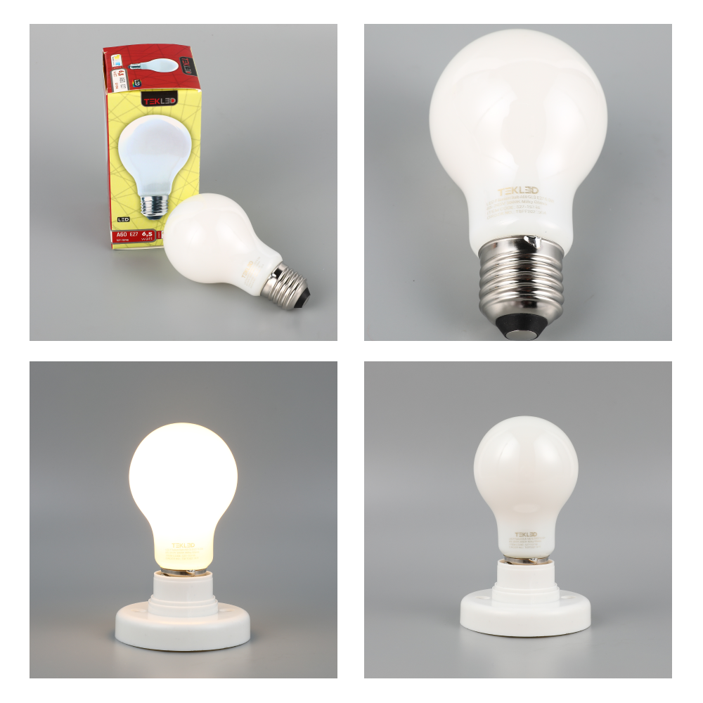 LED лампа A60 (нок шаклида), 6.5Вт, E27