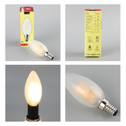 LED лампа Filament шам, 4Вт, E14, Матовая (frosted)