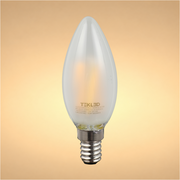 LED лампа Filament шам, 4Вт, E14, Матовая (frosted)
