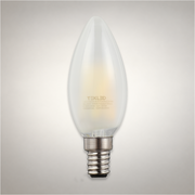 LED лампа Filament шам, 4Вт, E14, Матовая (frosted)