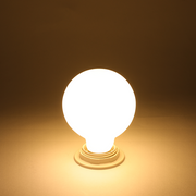 LED лампа G80 (шар шаклида), 12Вт, 1350Лм, E27, Молочная (milky)