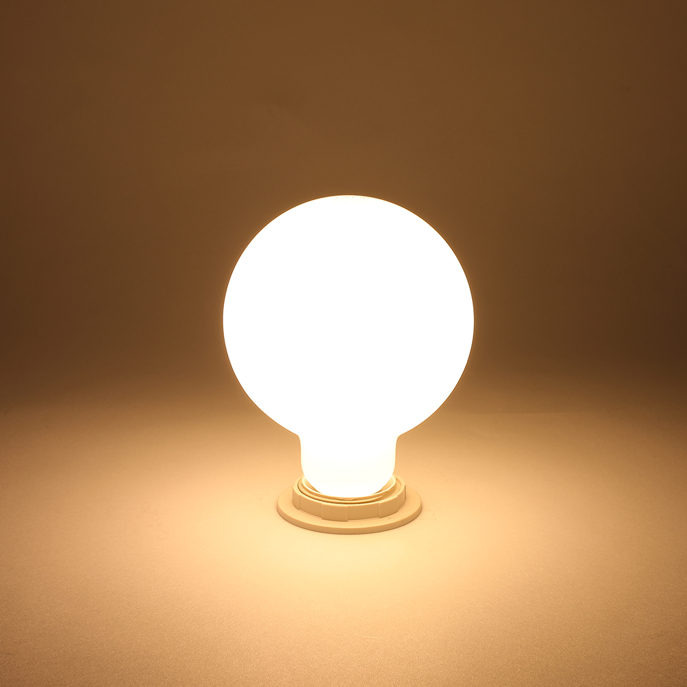 LED лампа G95 (шар шаклида), 12Вт, 1350Лм, E27, Молочная (milky)