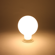 LED лампа G95 (шар шаклида), 12Вт, 1350Лм, E27, Молочная (milky)
