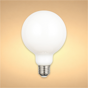 LED лампа G95 (шар шаклида), 12Вт, 1350Лм, E27, Молочная (milky)