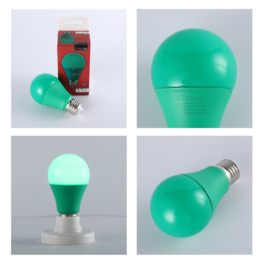 LED лампа A60 (нок шаклида), 9Vt, E27