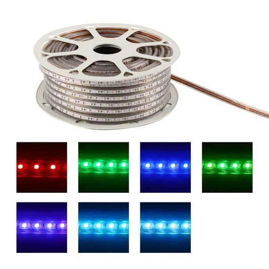 LED лента 5050-60L 8W 220V RGB (HAIGER) 50м