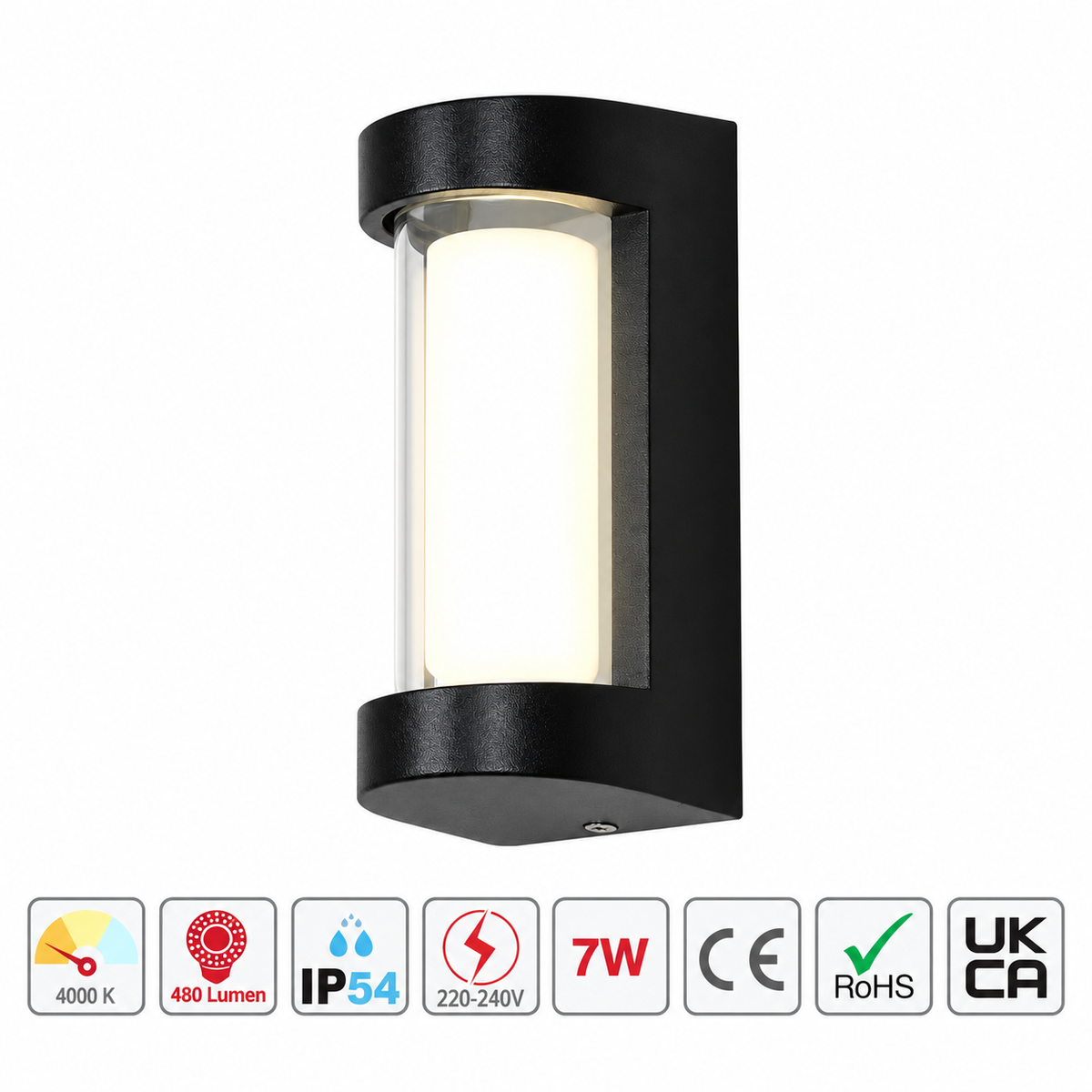 Чироқ LED SF340A 7W ҚОРА 4000K (TEKLED)