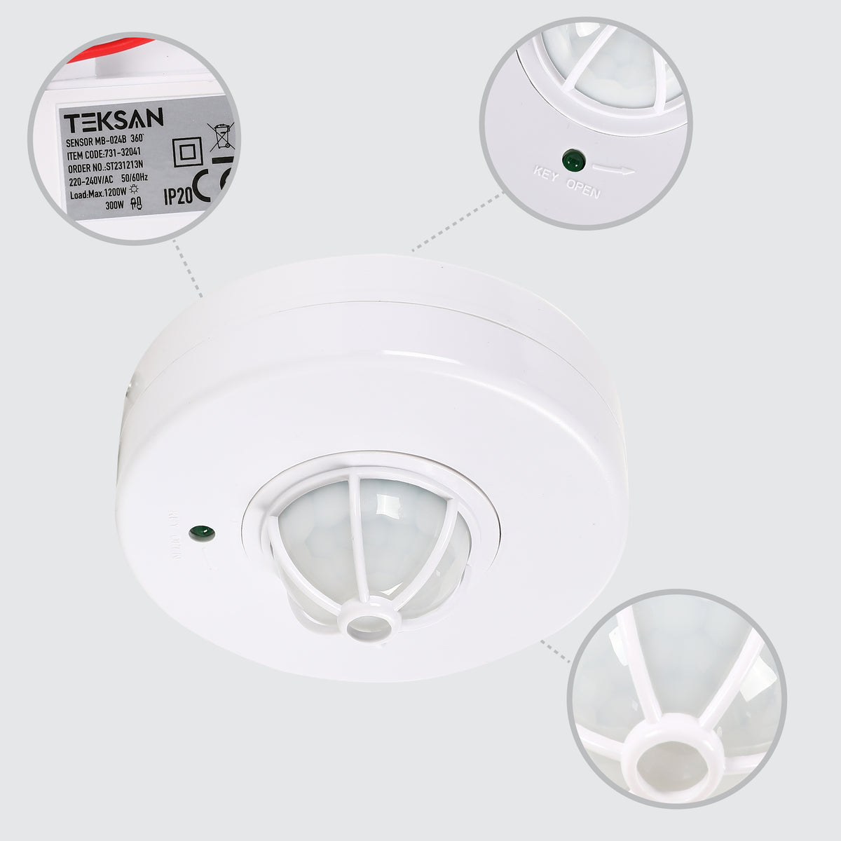 PIR Ҳаракат Датчиги (Шифт) MB-024B