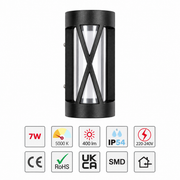 Чироқ SMD 9001A 12W ҚОРА 3000K (TEKLED)