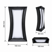 Чироқ LED SS119/S 12W Кичик ҚОРА ЖИГАРРАНГ 4000