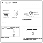 User manual for Acorn LED Pendant Downlight with Cove Lighting Effect 10W Warm White-150-19074