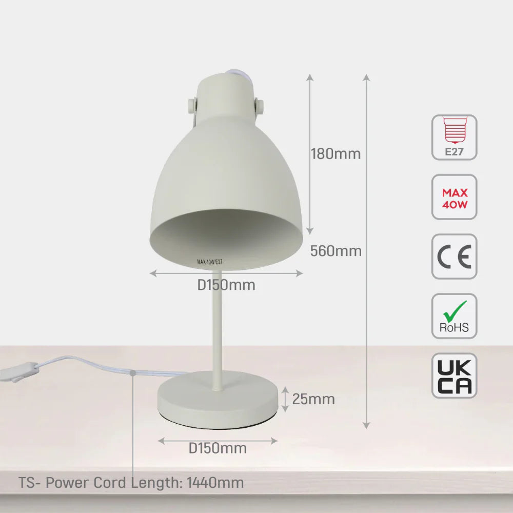 Adjustable Armature Desk Lamp 9