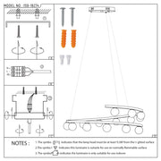 User manual for Bronze Chandelier 67003-400 Smoke Glass 15xG9(TEKLED)-159-18274-159-18274